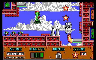 Cosmo gameplay with original HUD