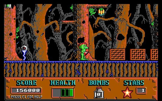 Original forest level gameplay
